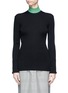 Main View - Click To Enlarge - CALVIN KLEIN 205W39NYC - Graphic patch colourblock turtleneck sweater