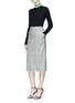 Figure View - Click To Enlarge - CALVIN KLEIN 205W39NYC - Graphic patch colourblock turtleneck sweater