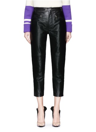 Main View - Click To Enlarge - CALVIN KLEIN 205W39NYC - Horse leather pants