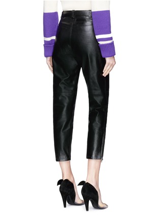 Figure View - Click To Enlarge - CALVIN KLEIN 205W39NYC - Horse leather pants