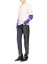 Figure View - Click To Enlarge - CALVIN KLEIN 205W39NYC - Jersey turtleneck top