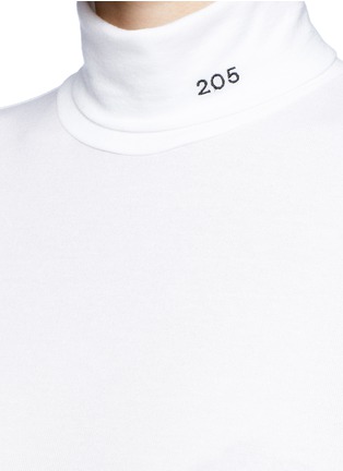 Detail View - Click To Enlarge - CALVIN KLEIN 205W39NYC - Jersey turtleneck top