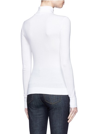 Back View - Click To Enlarge - CALVIN KLEIN 205W39NYC - Jersey turtleneck top
