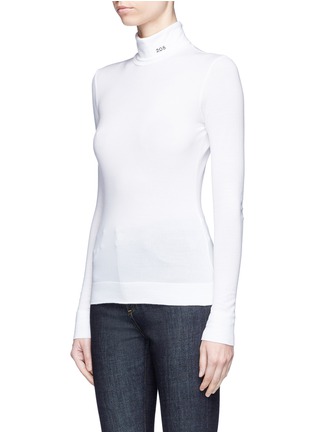 Front View - Click To Enlarge - CALVIN KLEIN 205W39NYC - Jersey turtleneck top