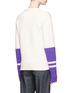 Back View - Click To Enlarge - CALVIN KLEIN 205W39NYC - Colourblock wool sweater
