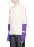 Front View - Click To Enlarge - CALVIN KLEIN 205W39NYC - Colourblock wool sweater