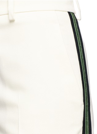 Detail View - Click To Enlarge - CALVIN KLEIN 205W39NYC - Ribbon stripe wool twill pants