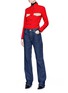Figure View - Click To Enlarge - CALVIN KLEIN 205W39NYC - Colourblock marching band uniform shirt