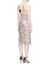 Back View - Click To Enlarge - CALVIN KLEIN 205W39NYC - Translucent plastic overlay floral print dress