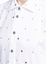 Detail View - Click To Enlarge - ANAÏS JOURDEN - Strass embellished cotton poplin shirt