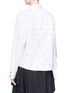 Back View - Click To Enlarge - ANAÏS JOURDEN - Strass embellished cotton poplin shirt