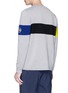 Back View - Click To Enlarge - AZTECH MOUNTAIN - Colourblock stripe wool sweater