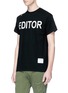 Detail View - Click To Enlarge - THE EDITOR - Mix logo print T-shirt 3-pack set
