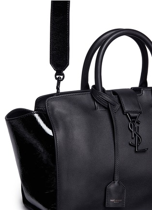  - SAINT LAURENT - 'Downtown Cabas' small leather bag