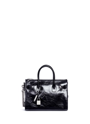 Main View - Click To Enlarge - SAINT LAURENT - 'Sac de Jour' baby leather crossbody bag