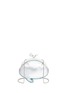 Detail View - Click To Enlarge - SOPHIA WEBSTER - 'Ice Queen' slogan metallic leather speech bubble kisslock bag
