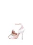Figure View - Click To Enlarge - SOPHIA WEBSTER - 'Royalty' strass faux pearl velvet sandals
