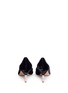 Back View - Click To Enlarge - SOPHIA WEBSTER - 'Coco' crystal pavé bead heel velvet pumps