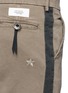 Detail View - Click To Enlarge - THE EDITOR - Stripe outseam slim fit chinos