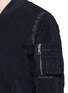 Detail View - Click To Enlarge - THE EDITOR - Ladder stitch padded bomber jacket