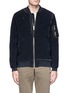 Main View - Click To Enlarge - THE EDITOR - Ladder stitch padded bomber jacket