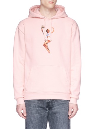 Main View - Click To Enlarge - 73334 - 'Pin up' print hoodie