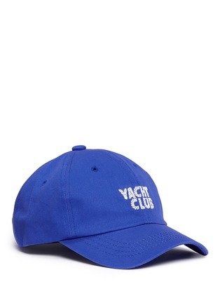 Main View - Click To Enlarge - 73334 - 'Yacht Club' embroidered baseball cap