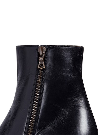 Detail View - Click To Enlarge - DRIES VAN NOTEN - Leather ankle boots