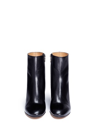 Front View - Click To Enlarge - DRIES VAN NOTEN - Leather ankle boots