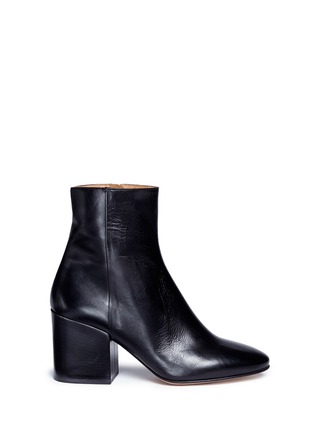 Main View - Click To Enlarge - DRIES VAN NOTEN - Leather ankle boots