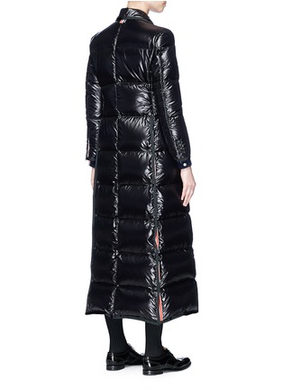 Back View - Click To Enlarge - THOM BROWNE  - Down puffer long coat