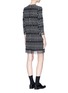 Back View - Click To Enlarge - THOM BROWNE  - Penguin guipure lace mini dress