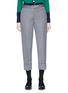 Main View - Click To Enlarge - THOM BROWNE  - Wool cavalry twill cropped suiting pants