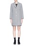 Main View - Click To Enlarge - THOM BROWNE  - 'No Dress' mink fur patch wool melton coat