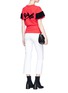 Figure View - Click To Enlarge - SONIA RYKIEL - 'Paris XXX' embroidered slogan fringe trim T-shirt
