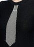 Detail View - Click To Enlarge - SONIA RYKIEL - Trompe-l'œil stripe tie sweater