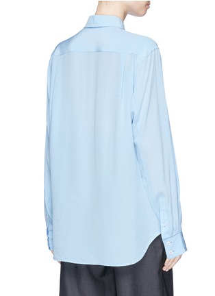 Figure View - Click To Enlarge - VICTORIA BECKHAM - Silk crepe shirt