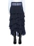 Main View - Click To Enlarge - VICTORIA BECKHAM - Tiered ruffle georgette skirt