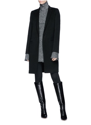Figure View - Click To Enlarge - THEORY - 'Essential' wool-cashmere melton coat