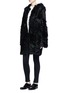 Detail View - Click To Enlarge - THEORY - Reversible lambskin shearling hooded coat