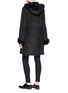 Figure View - Click To Enlarge - THEORY - Reversible lambskin shearling hooded coat