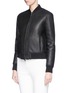 Detail View - Click To Enlarge - THEORY - Reversible lambskin shearling bomber jacket