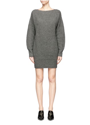 Main View - Click To Enlarge - THEORY - Cocoon sleeve wool blend rib knit dress