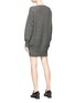 Figure View - Click To Enlarge - THEORY - Cocoon sleeve wool blend rib knit dress