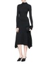 Figure View - Click To Enlarge - THEORY - Panelled virgin wool blend knit dress