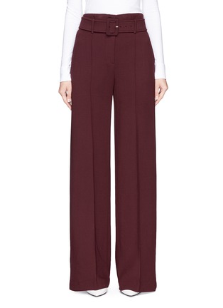 Main View - Click To Enlarge - THEORY - HW' belted wide leg suiting pants