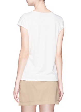 Back View - Click To Enlarge - THEORY - 'Ginala Cash' sleeveless T-shirt
