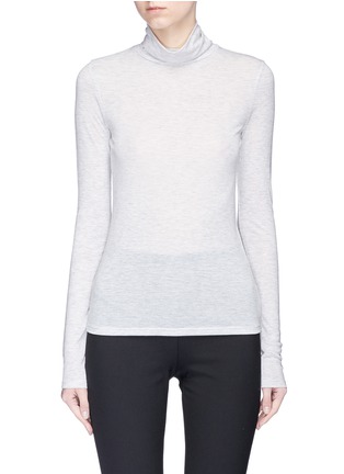 Main View - Click To Enlarge - THEORY - Modal-blend jersey turtleneck top