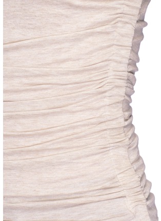 Detail View - Click To Enlarge - THEORY - Ruched elastic side modal-blend jersey top