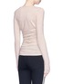 Back View - Click To Enlarge - THEORY - Ruched elastic side modal-blend jersey top